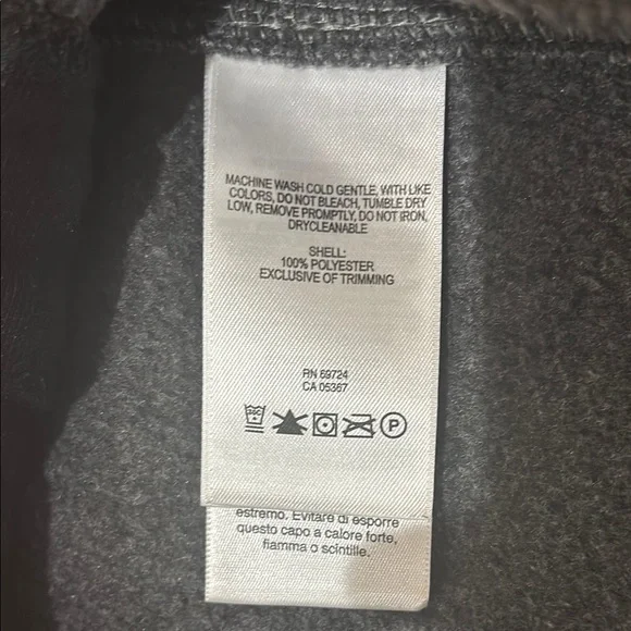 Columbia Charcoal Gray Men’s Fleece Vest - Size Large - Picture 7 of 7